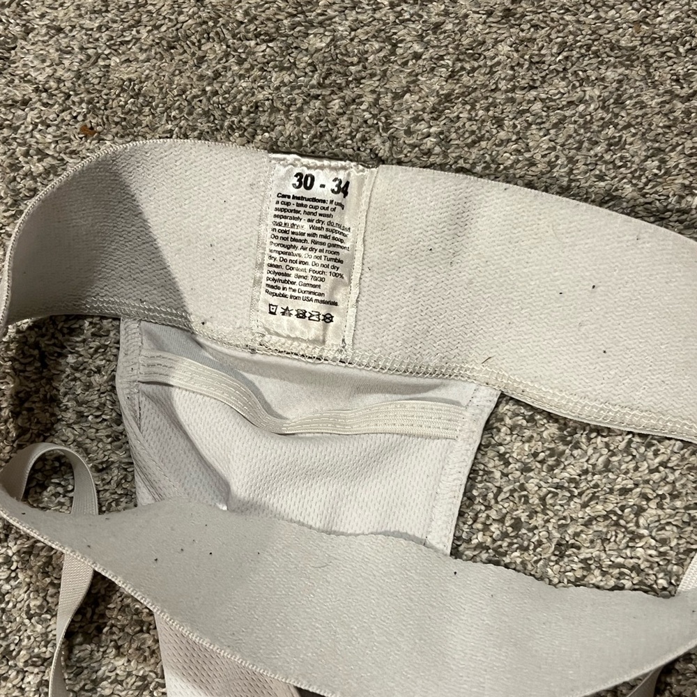 White Men's Athletic Supporter - Picture 2 of 2